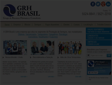 Tablet Screenshot of grhbrasil.com.br